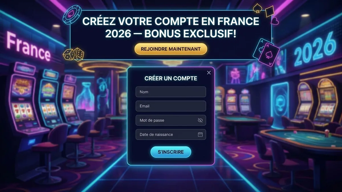 Inscription avec bonus